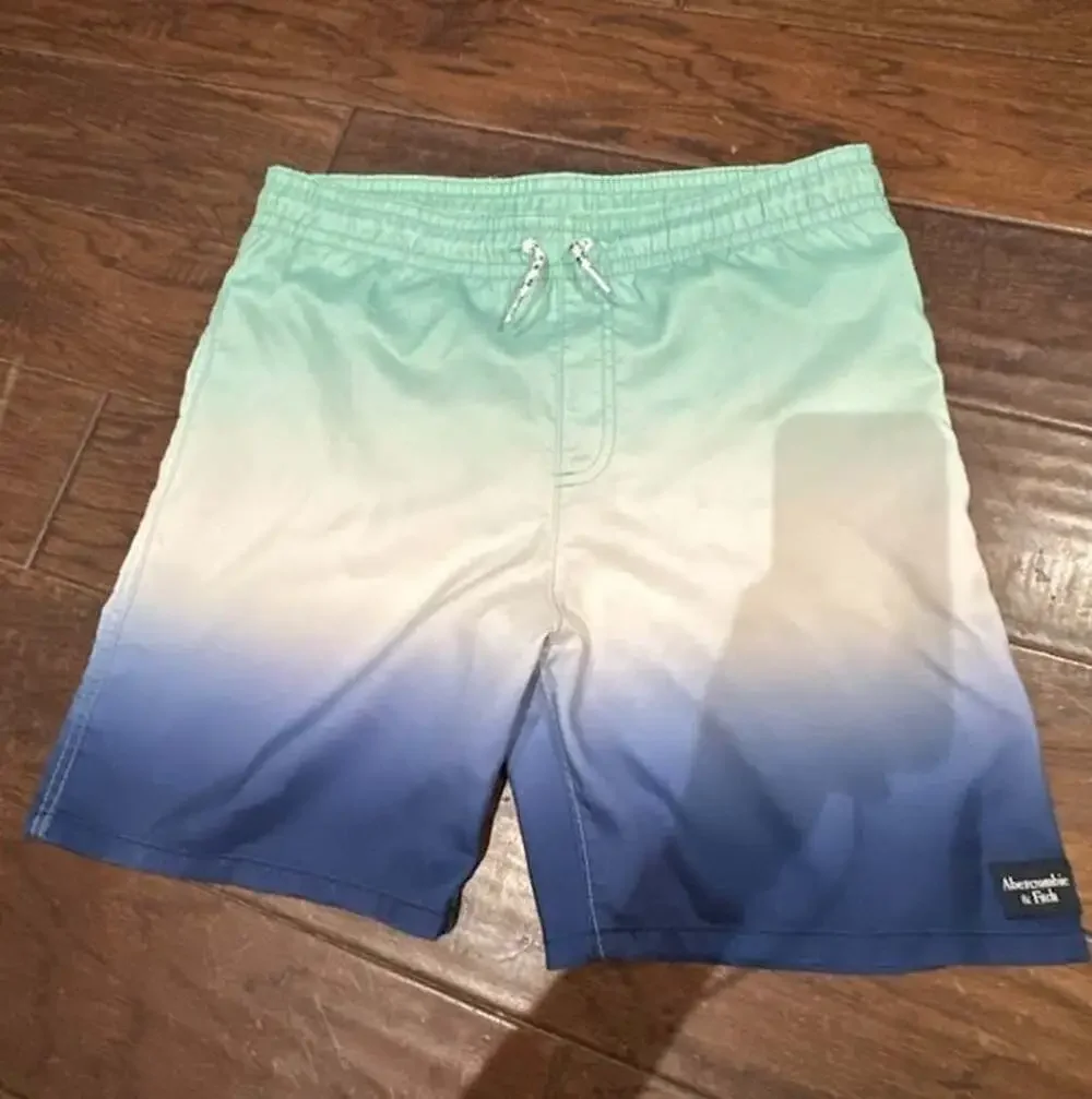 Abercrombie Kids Gradient Ombre Swim Trunks Size 15/16